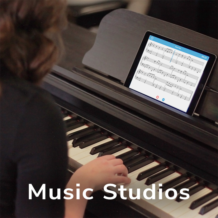 Piano Lesson at Studio